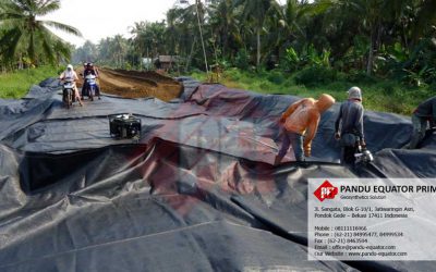 Pemasangan Woven Geotextile di Daerah Tembilahan – Riau