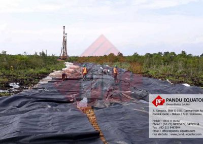 Woven Geotextile Tol Pematang Panggang Kayu Agung