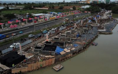 Dokumentasi Pemasangan Drainage Cell & Non Woven Geotextile Pada Proyek Pedsterian Trotoar di Makasar