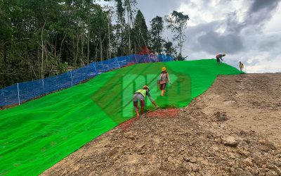 Instalasi Erosion Control Blanket Pada Proyek SUB BWP