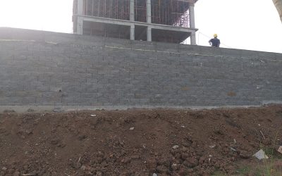 Dokumentasi Konstruksi Segmental Retaining Wall di Jawa Barat