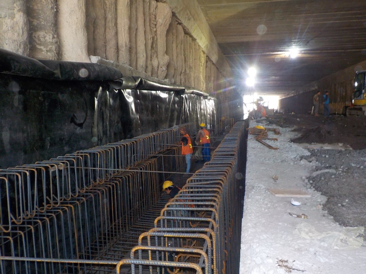 Geomembrane untuk Waterproofing Terowongan dan Saluran Bawah Tanah