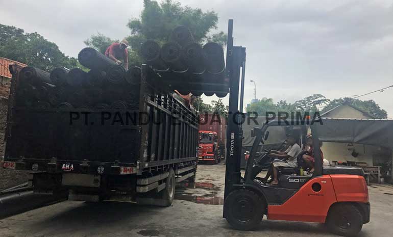 Geogrid untuk Konstruksi Jalan dari Pandu Equator Prima