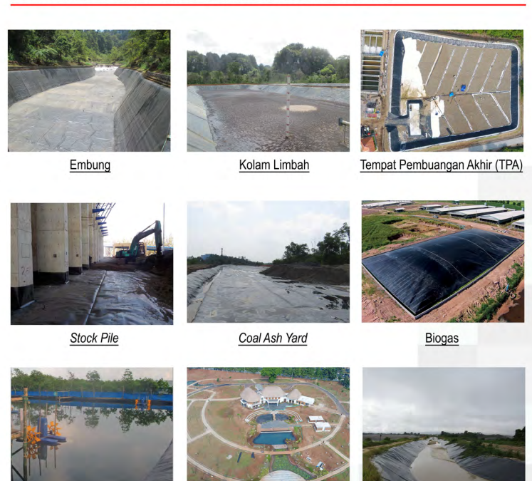 Contoh Pengaplikasian Geomembrane dalam Berbagai Proyek