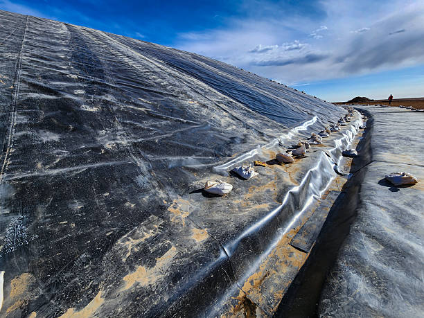 Geomembrane untuk Kolam Pengendapan Lumpur